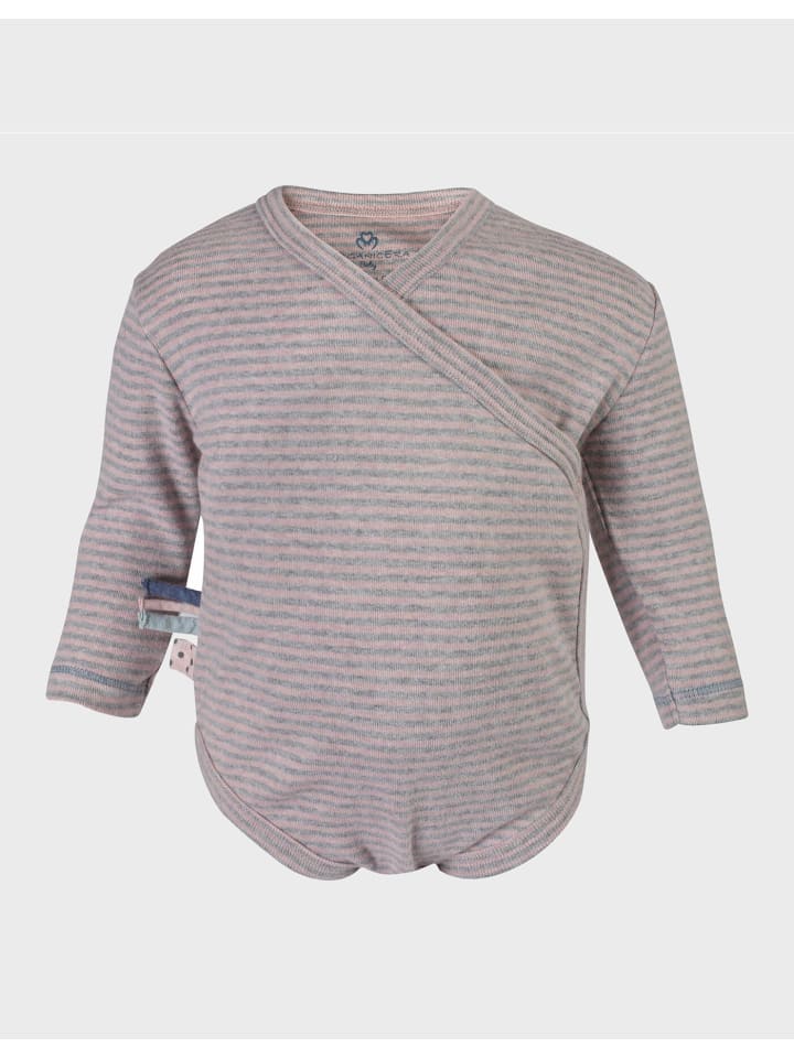 OrganicEra Детский боди с длинными рукавами в стиле пеленки, розового меланжа
OrganicEra Детский боди с длинными рукавами в стиле пеленки, розового меланжа