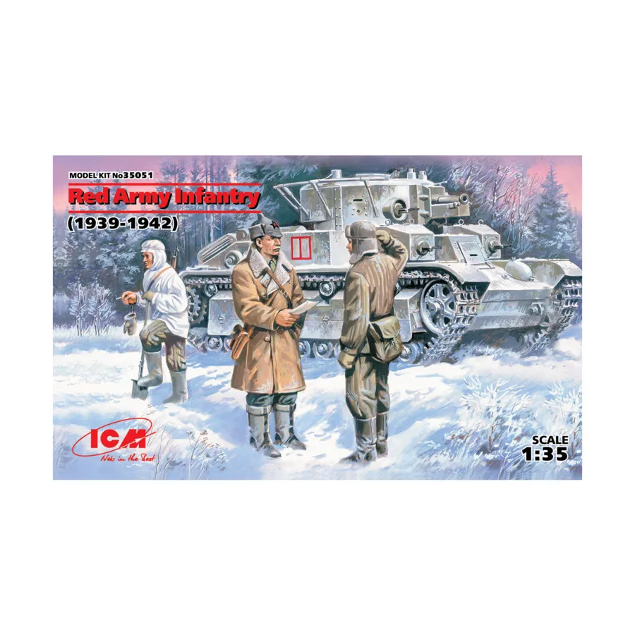 Пехота Красной Армии (1939-1942), Military Models 1/35 Scale (ICM)
Пехота Красной Армии (1939-1942), Military Models 1/35 Scale (ICM)