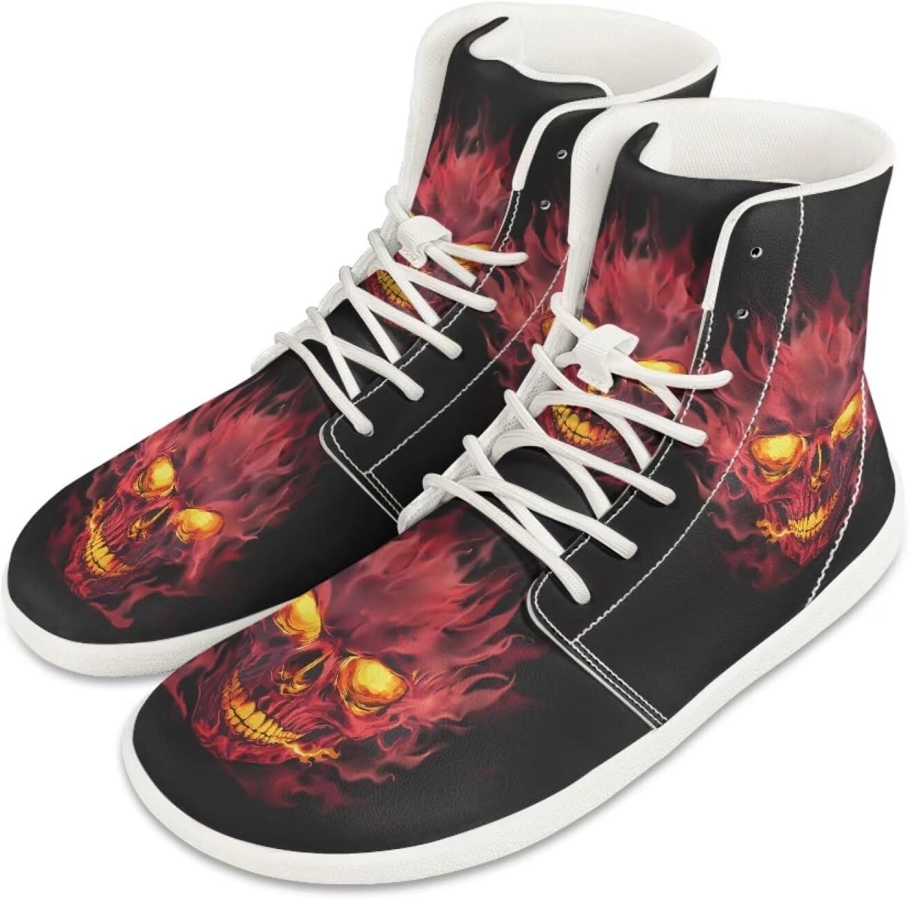 Мужские босоножки из искусственной кожи PU Высокие ботинки с широкой носовой частью Модные кроссовки Удобные повседневные туристические туфли С шнуровкой Для улицы Размер США 5-14 Quxjehoe, Fire Skull
Мужские босоножки из искусственной кожи PU Высокие ботинки с широкой носовой частью Модные кроссовки Удобные повседневные туристические туфли С шнуровкой Для улицы Размер США 5-14 Quxjehoe, Fire Skull