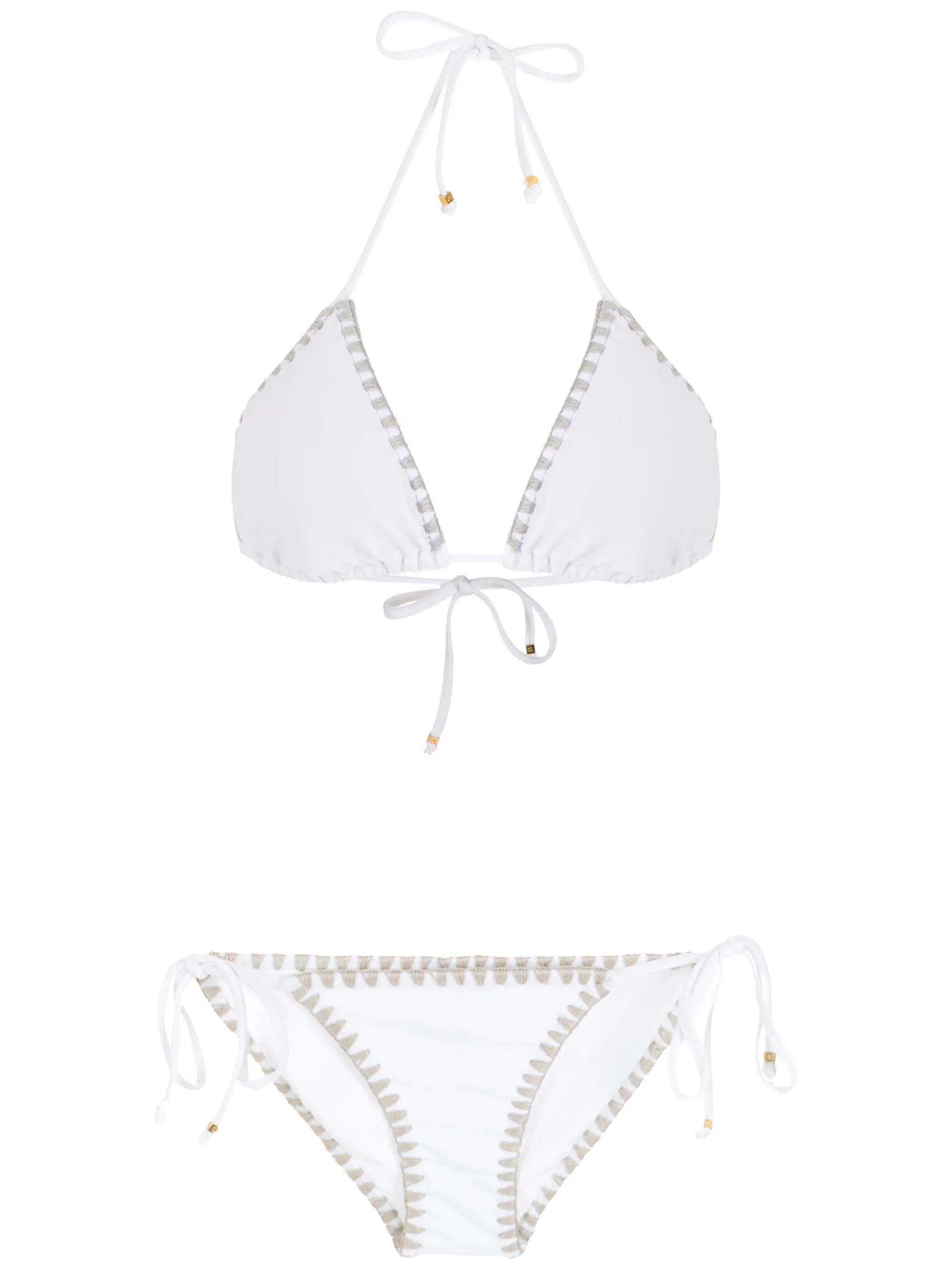 Бикини с декоративной строчкой Amir Slama, белый
Бикини с декоративной строчкой Amir Slama, белый