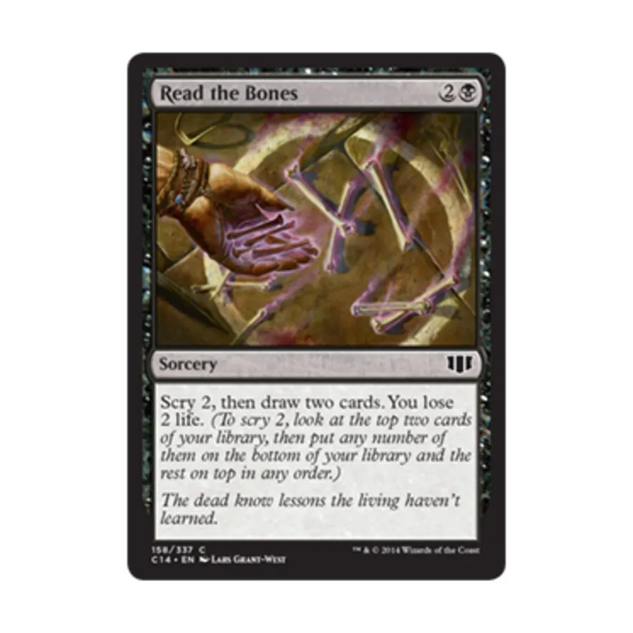 CCG Прочитать кости (С), MTG - Commander 2014
CCG Прочитать кости (С), MTG - Commander 2014
