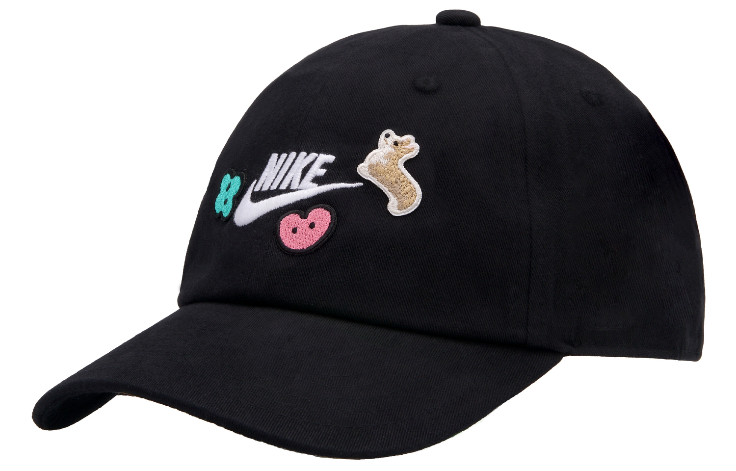 Nike Хлопковая бейсболка унисекс черная
Nike Хлопковая бейсболка унисекс черная