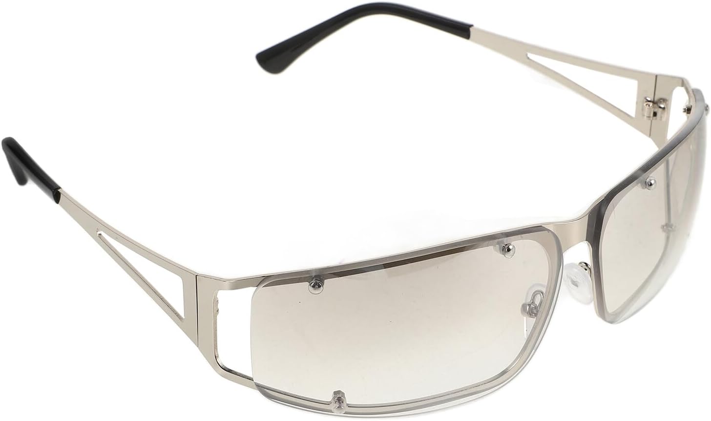 HOMSFOU Модные женские солнцезащитные очки в серебристой оправе с ажурным дизайном, в стиле ретро, стильные, для летнего отдыха, Assorted Color - Versatile Use: For outdoor activities like selfie-taking
HOMSFOU Модные женские солнцезащитные очки в серебристой оправе с ажурным дизайном, в стиле ретро, стильные, для летнего отдыха, Assorted Color - Versatile Use: For outdoor activities like selfie-taking