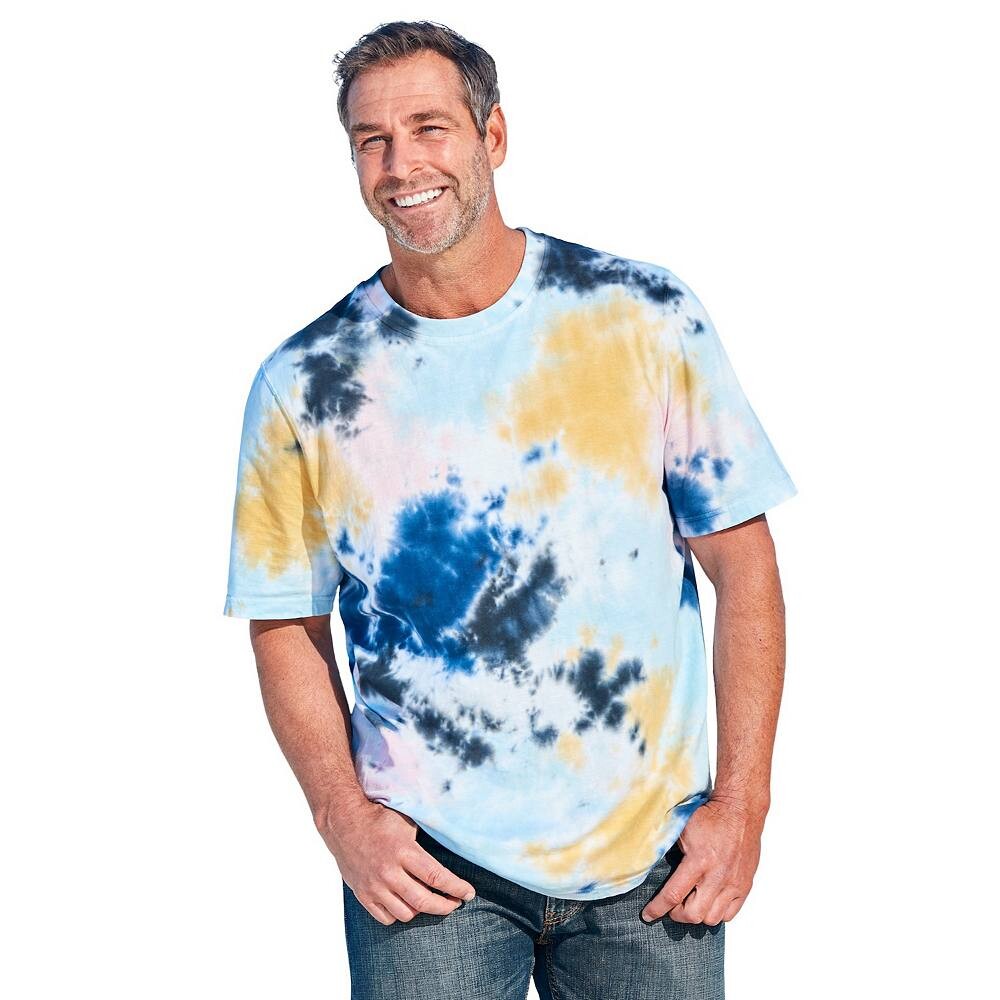 Мужская большая и высокая легкая футболка с круглым вырезом Kingsize с принтом тай-дай KingSize, цвет Sky Blue Tie Dye
Мужская большая и высокая легкая футболка с круглым вырезом Kingsize с принтом тай-дай KingSize, цвет Sky Blue Tie Dye