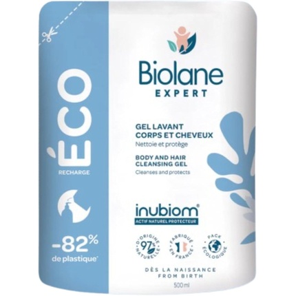 Expert Гель для мытья тела и волос Eco-Refill 500 мл Biolane 
Expert Гель для мытья тела и волос Eco-Refill 500 мл Biolane
