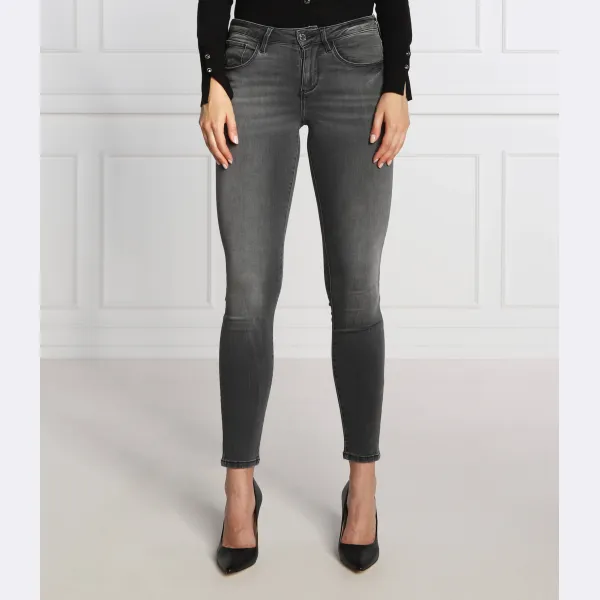 Джинсы Annette скинни Guess, серый 
Джинсы Annette скинни Guess, серый