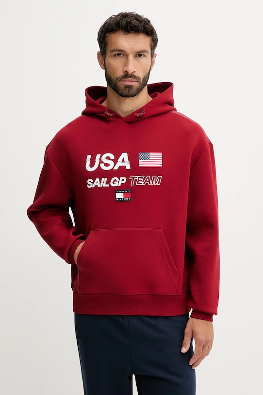Толстовка x SAIL GP Tommy Hilfiger, красный 
Толстовка x SAIL GP Tommy Hilfiger, красный