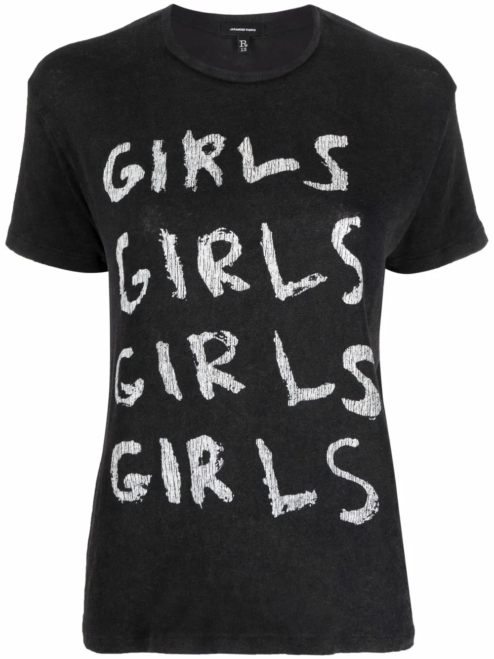 Футболка с надписью R13, черный
Футболка с надписью R13, черный