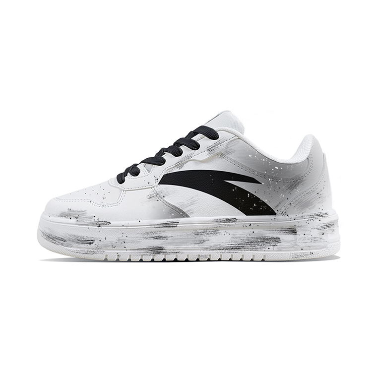 Расслабленные нескользящие амортизирующие низкие скейтерские кроссовки unisex ANTA, белый/черный
Расслабленные нескользящие амортизирующие низкие скейтерские кроссовки unisex ANTA, белый/черный