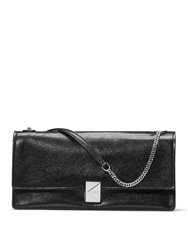 Мягкая сумка через плечо из глазированной кожи в стиле ар-деко Kate Spade New York, черный
Мягкая сумка через плечо из глазированной кожи в стиле ар-деко Kate Spade New York, черный