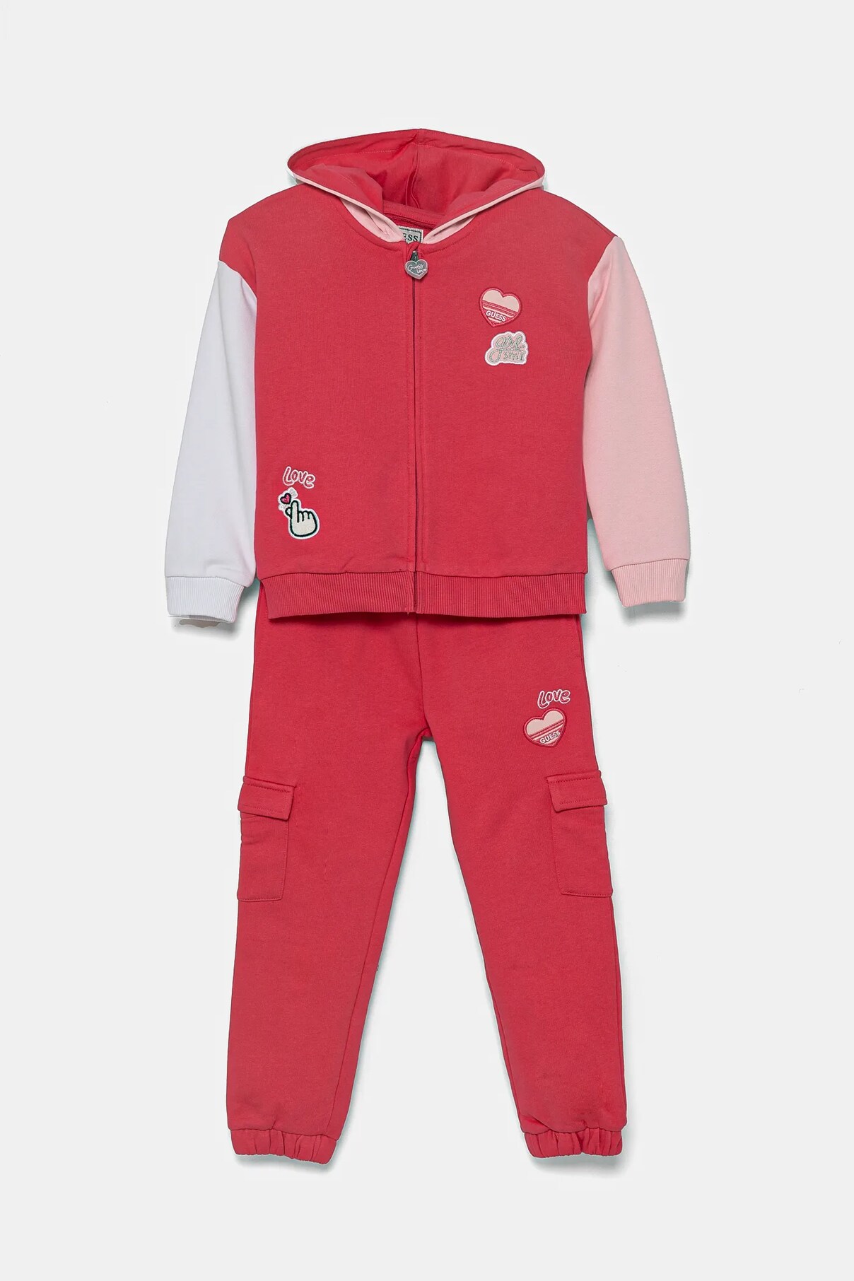 Детский спортивный костюм Guess, розовый
Детский спортивный костюм Guess, розовый
