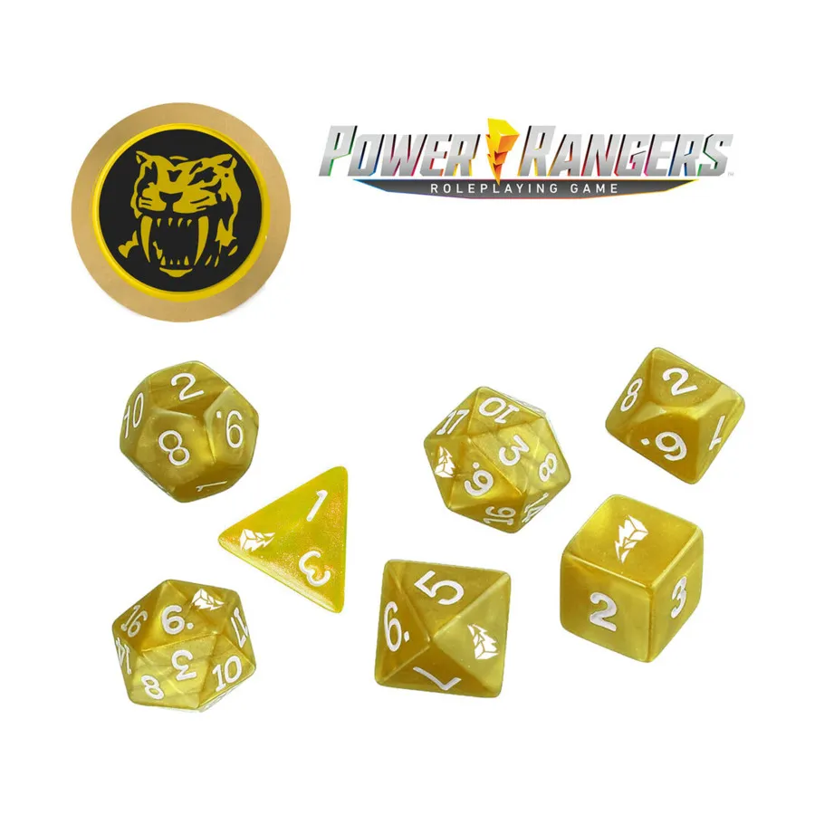 RPG Power Rangers — желтый поли-набор с монетой (7), Power Rangers Role Playing Game
RPG Power Rangers — желтый поли-набор с монетой (7), Power Rangers Role Playing Game