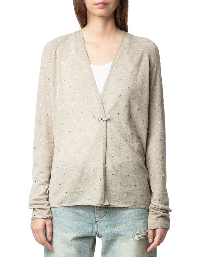 Кардиган Daffy Cashmere с отделкой Zadig & Voltaire, серый
Кардиган Daffy Cashmere с отделкой Zadig & Voltaire, серый