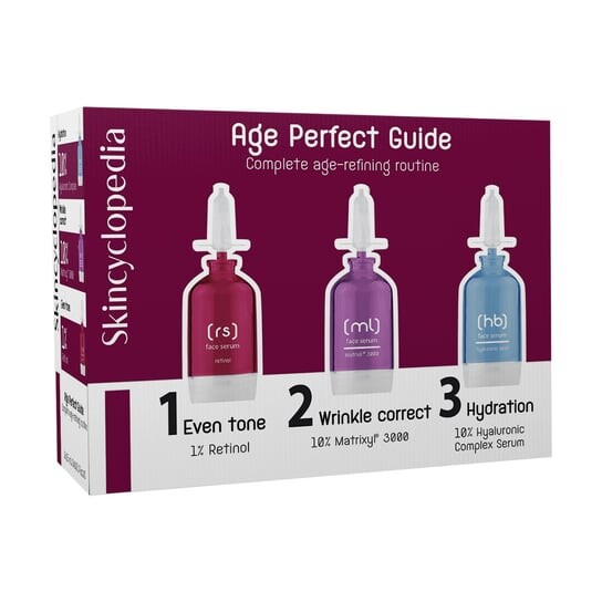 Профессиональный подарочный набор против морщин, 3*15 мл Skincyclepedia, Age Perfect, Skincyclopedia
Профессиональный подарочный набор против морщин, 3*15 мл Skincyclepedia, Age Perfect, Skincyclopedia