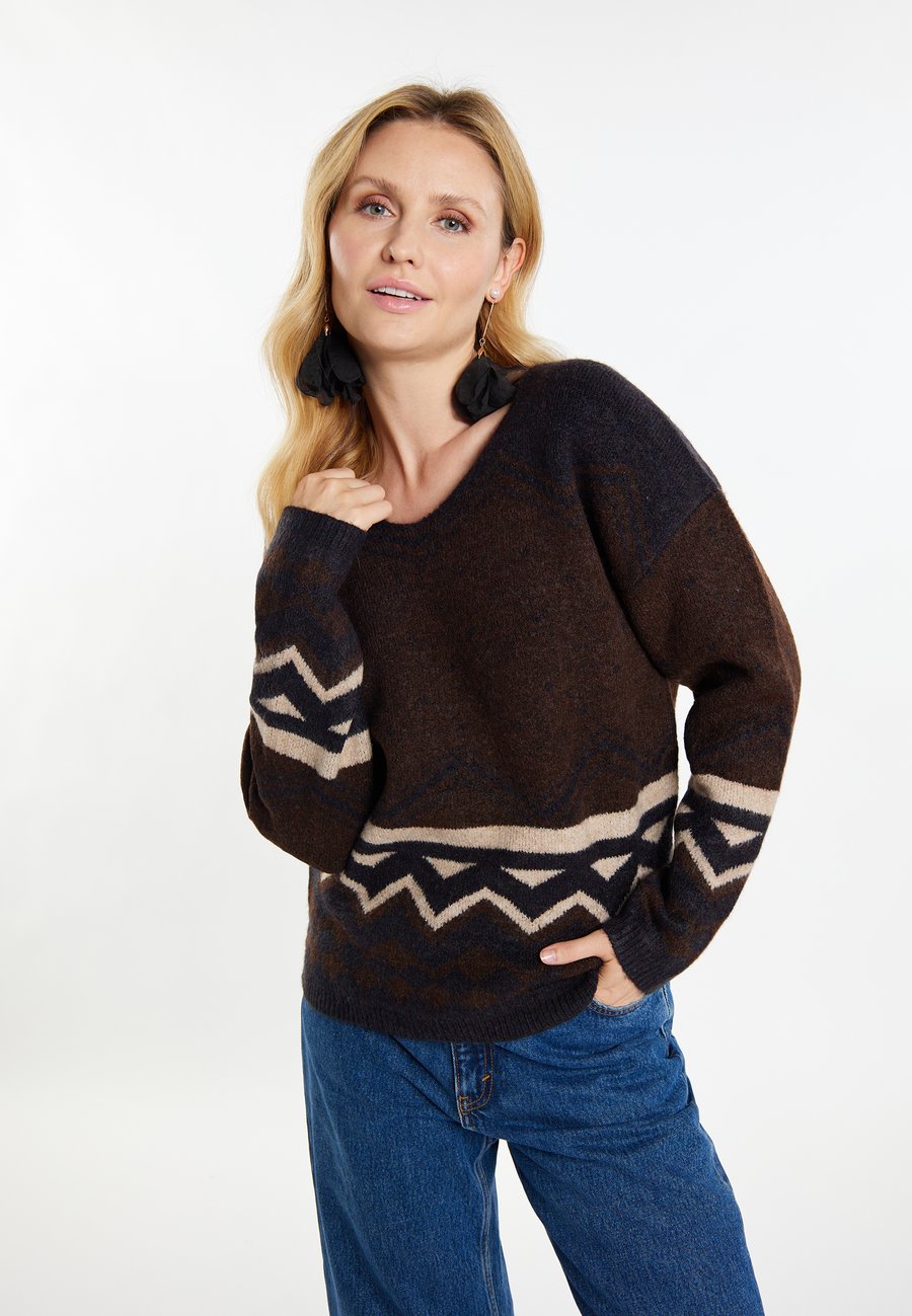 Джемпер usha PULLOVER, Braun Mehrfarbig/Brown
Джемпер usha PULLOVER, Braun Mehrfarbig/Brown