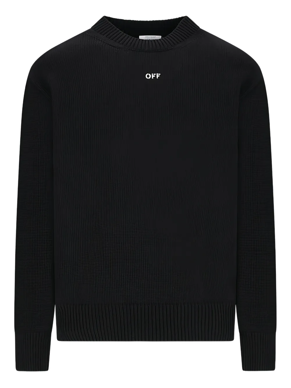 Свитер с круглым вырезом Off-White, черный
Свитер с круглым вырезом Off-White, черный