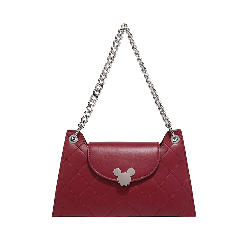 Disney Микки серия Плечевая сумка средний размер женская черная, Burgundy
Disney Микки серия Плечевая сумка средний размер женская черная, Burgundy