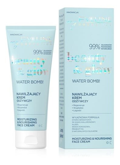 Крем увлажняющий и питательный 75мл Eveline Cosmetics Beauty&Glow
Крем увлажняющий и питательный 75мл Eveline Cosmetics Beauty&Glow