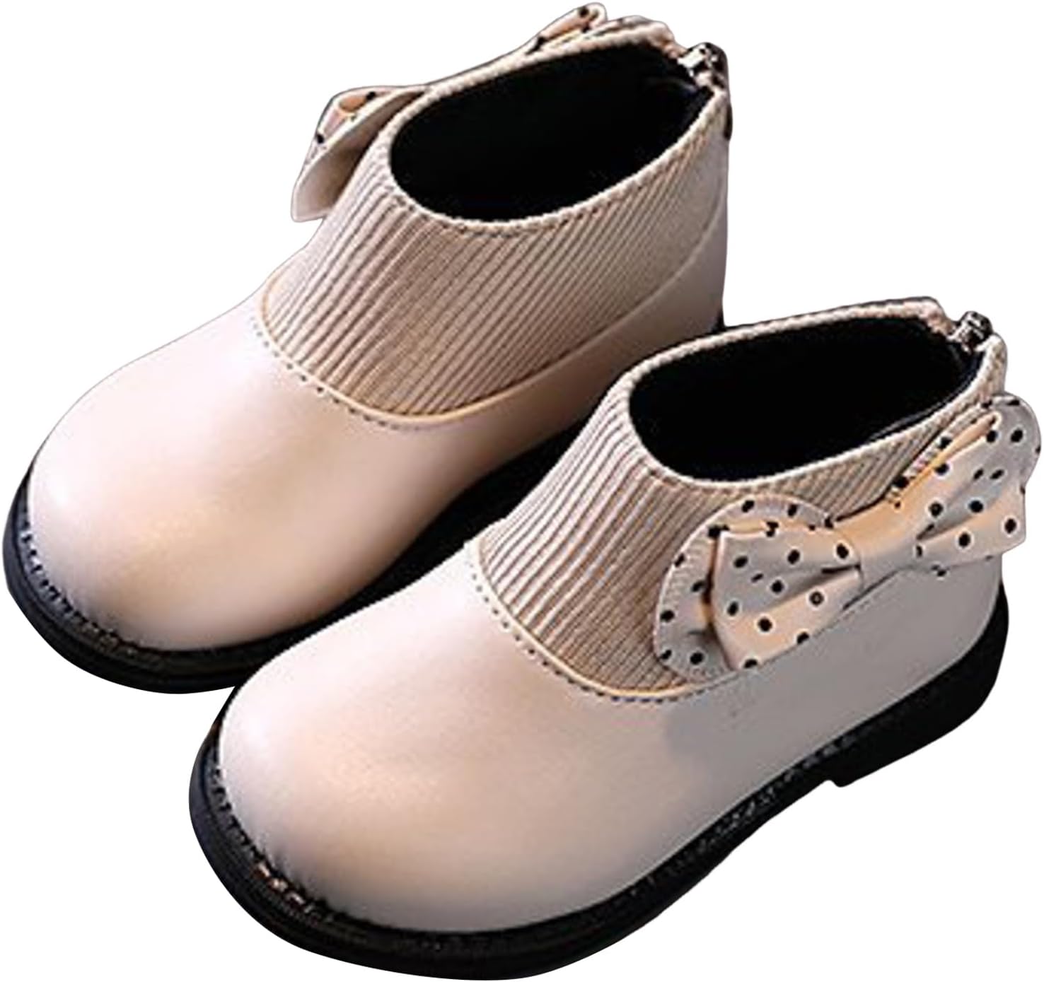 Детские милые ботильоны с бантиком, с круглым носком, кожаные с вязаной манжетой, на низком каблуке, нарядные короткие ботиночки для малышей и детей постарше Generic, White
Детские милые ботильоны с бантиком, с круглым носком, кожаные с вязаной манжетой, на низком каблуке, нарядные короткие ботиночки для малышей и детей постарше Generic, White