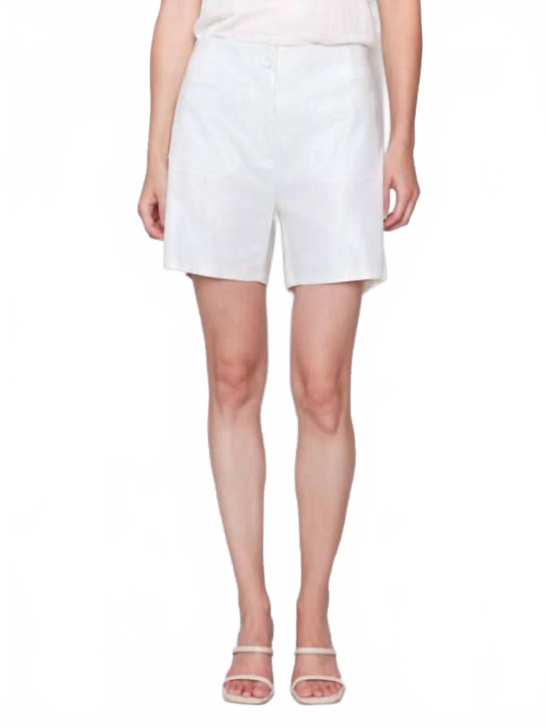 CHARLIE B Эластичные шорты из фольгированного льна цвета шампанского
CHARLIE B Эластичные шорты из фольгированного льна цвета шампанского