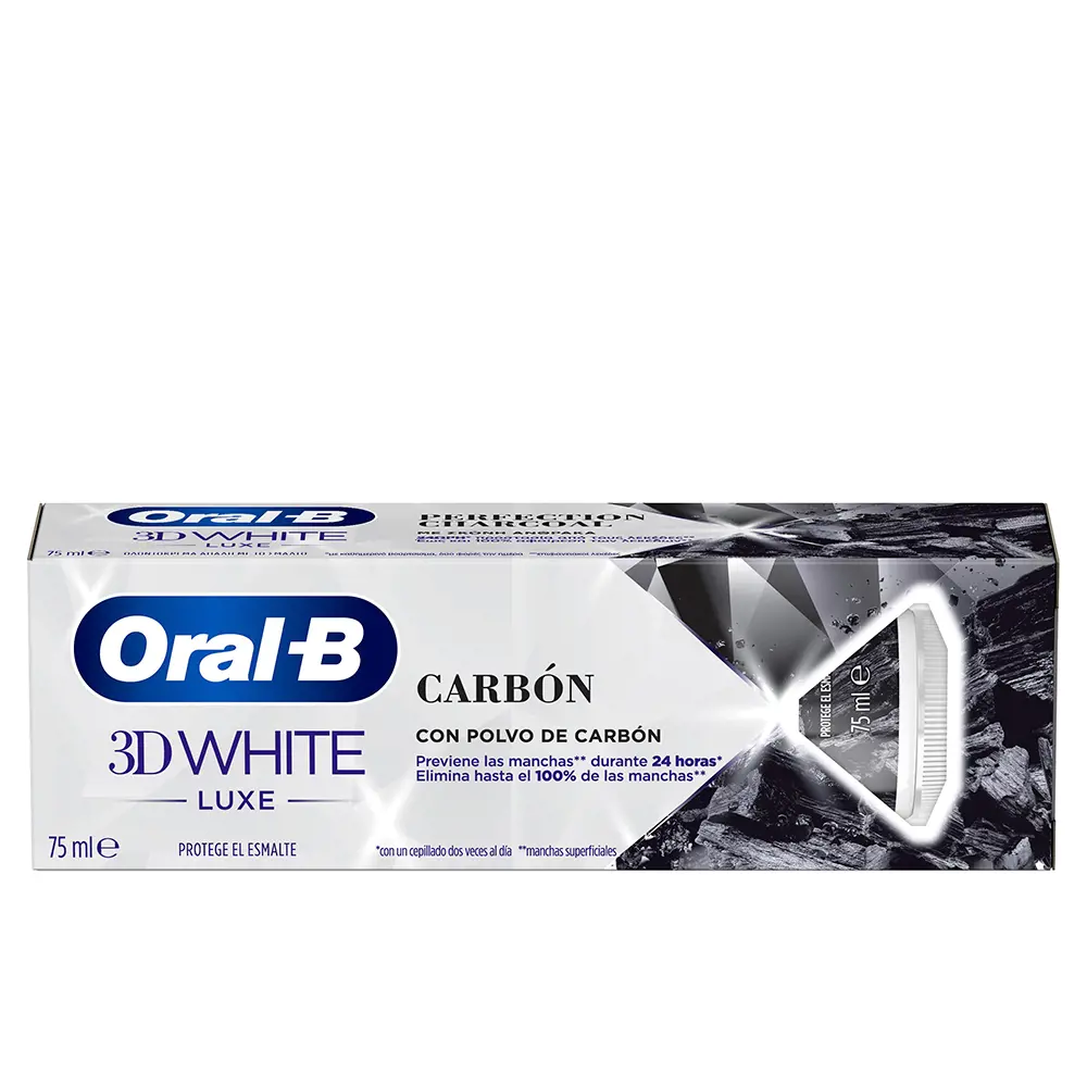 Зубная паста 3d white luxe pasta dentífrica carbón Oral-B, 75 мл.
Зубная паста 3d white luxe pasta dentífrica carbón Oral-B, 75 мл.