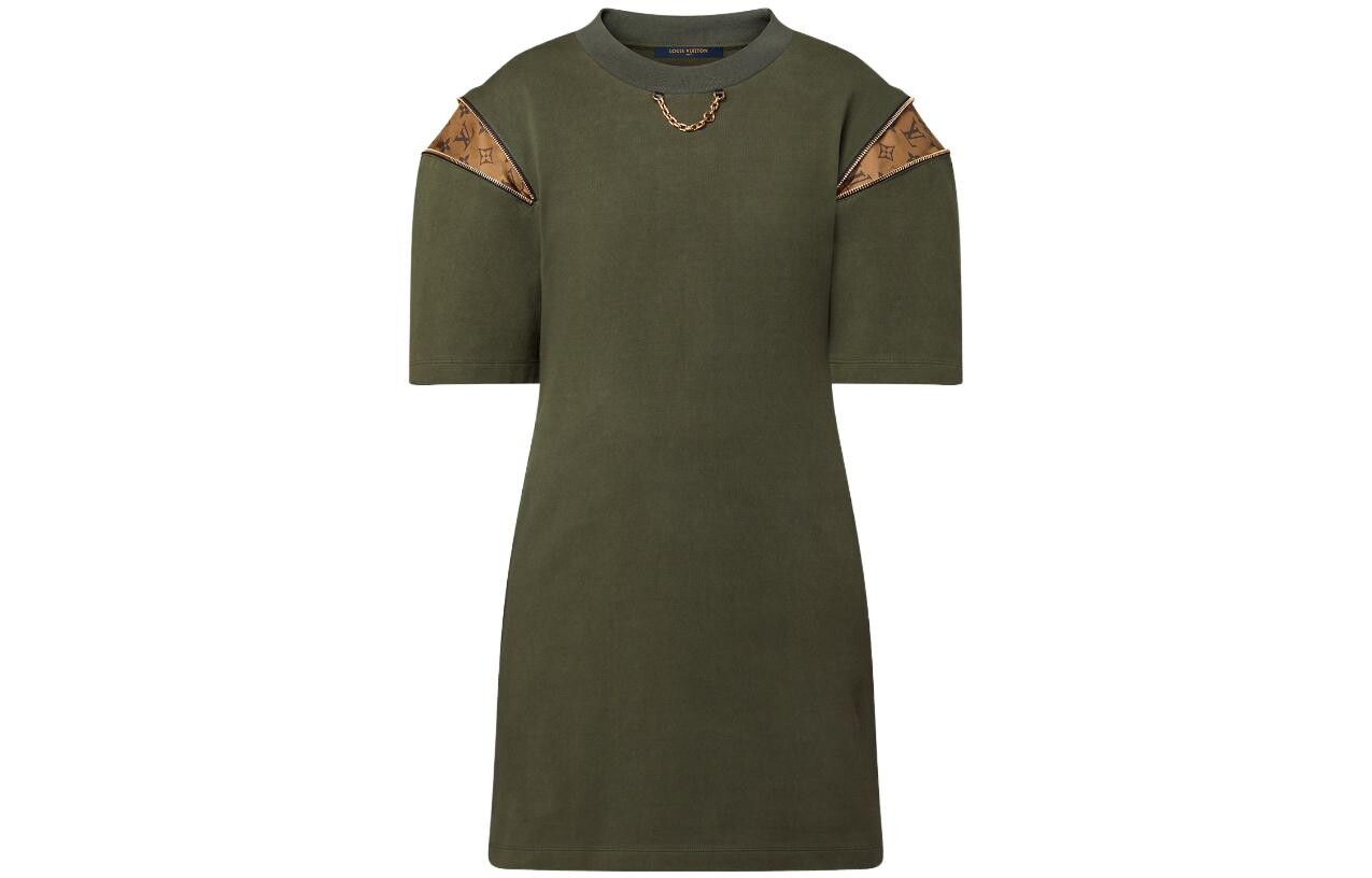Платье женское Louis Vuitton с короткими рукавами, зеленый
Платье женское Louis Vuitton с короткими рукавами, зеленый