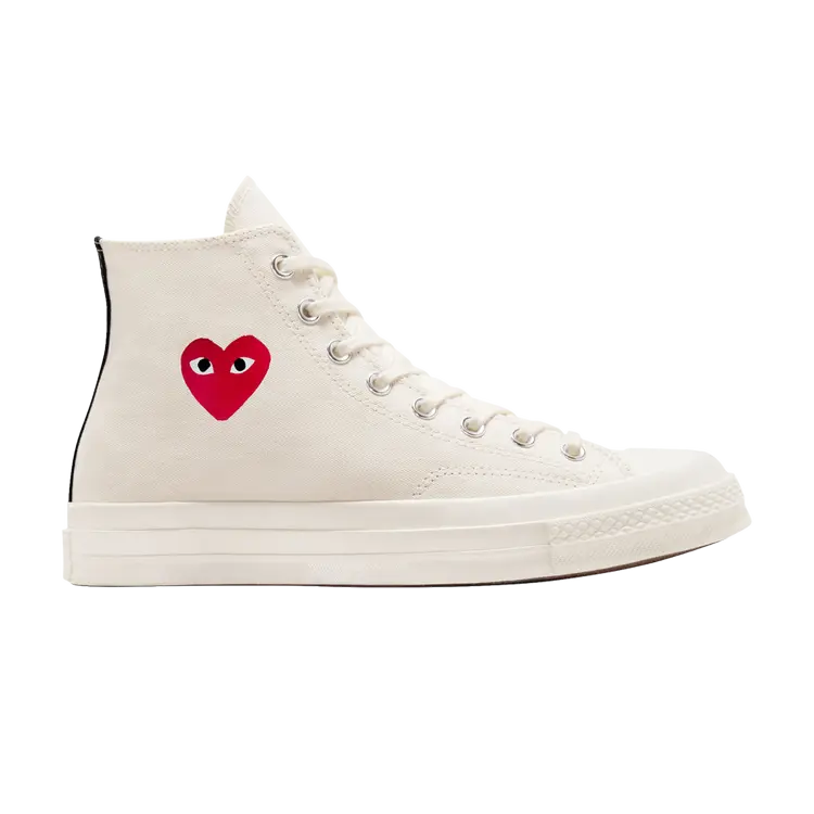 Кроссовки Comme des Garçons PLAY x Chuck 70 High, цвет Single Heart - Milk, Белый, Кроссовки Comme des Garçons PLAY x Chuck 70 High, цвет Single Heart - Milk
Кроссовки Comme des Garçons PLAY x Chuck 70 High, цвет Single Heart - Milk, Белый, Кроссовки Comme des Garçons PLAY x Chuck 70 High, цвет Single Heart - Milk