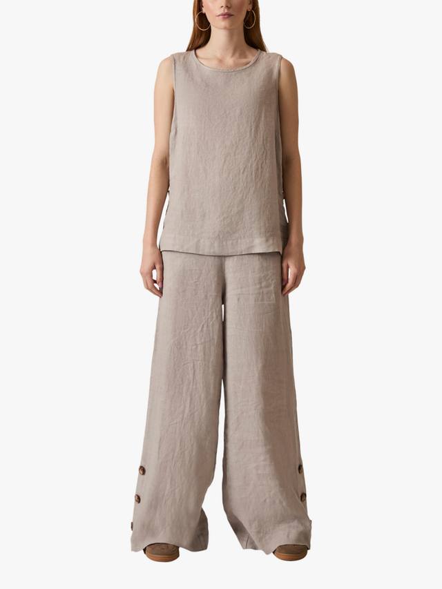 Льняная блузка с пуговицами James Lakeland, Taupe
Льняная блузка с пуговицами James Lakeland, Taupe