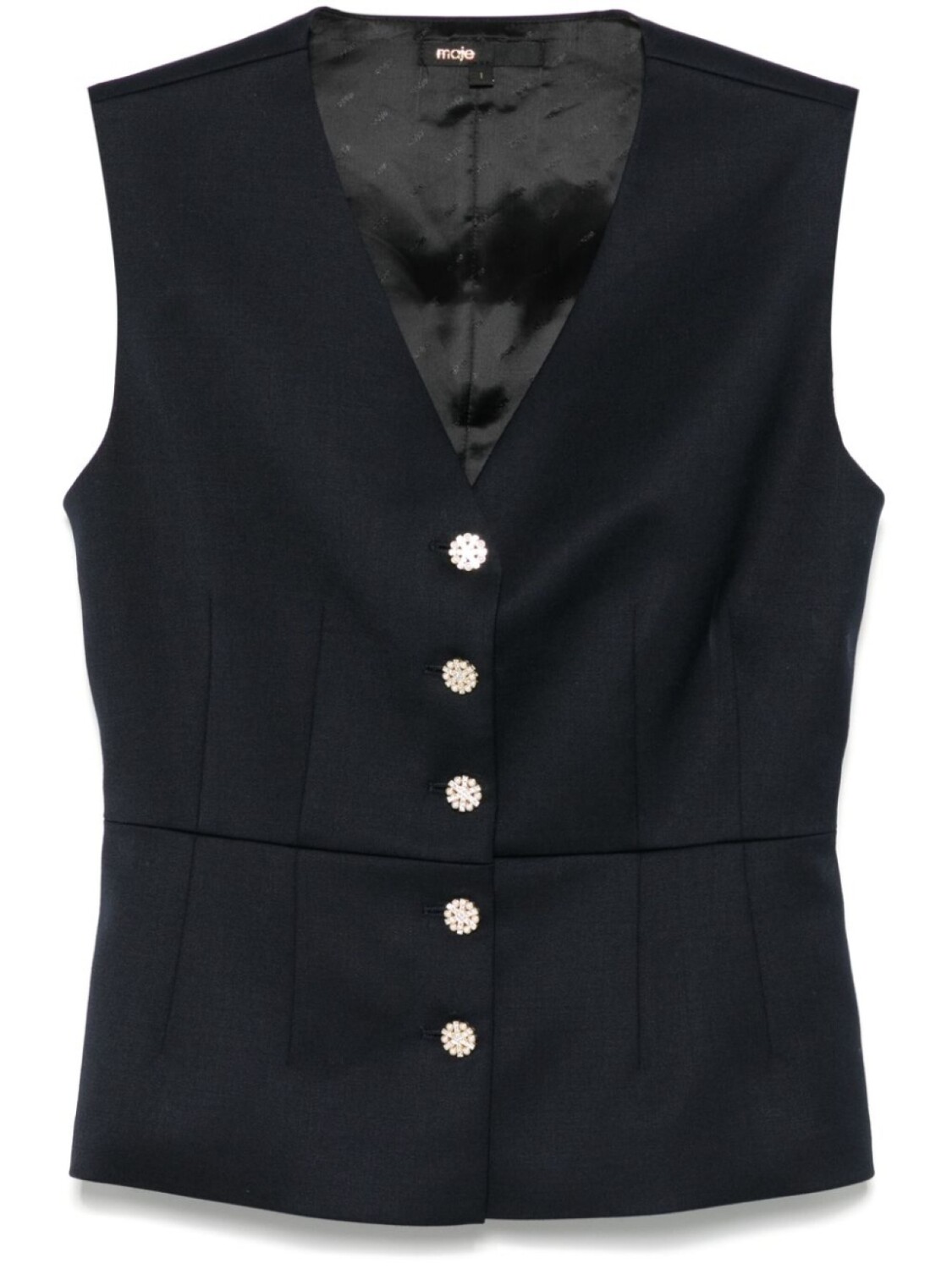Maje жилет с V-образным вырезом, синий
Maje жилет с V-образным вырезом, синий
