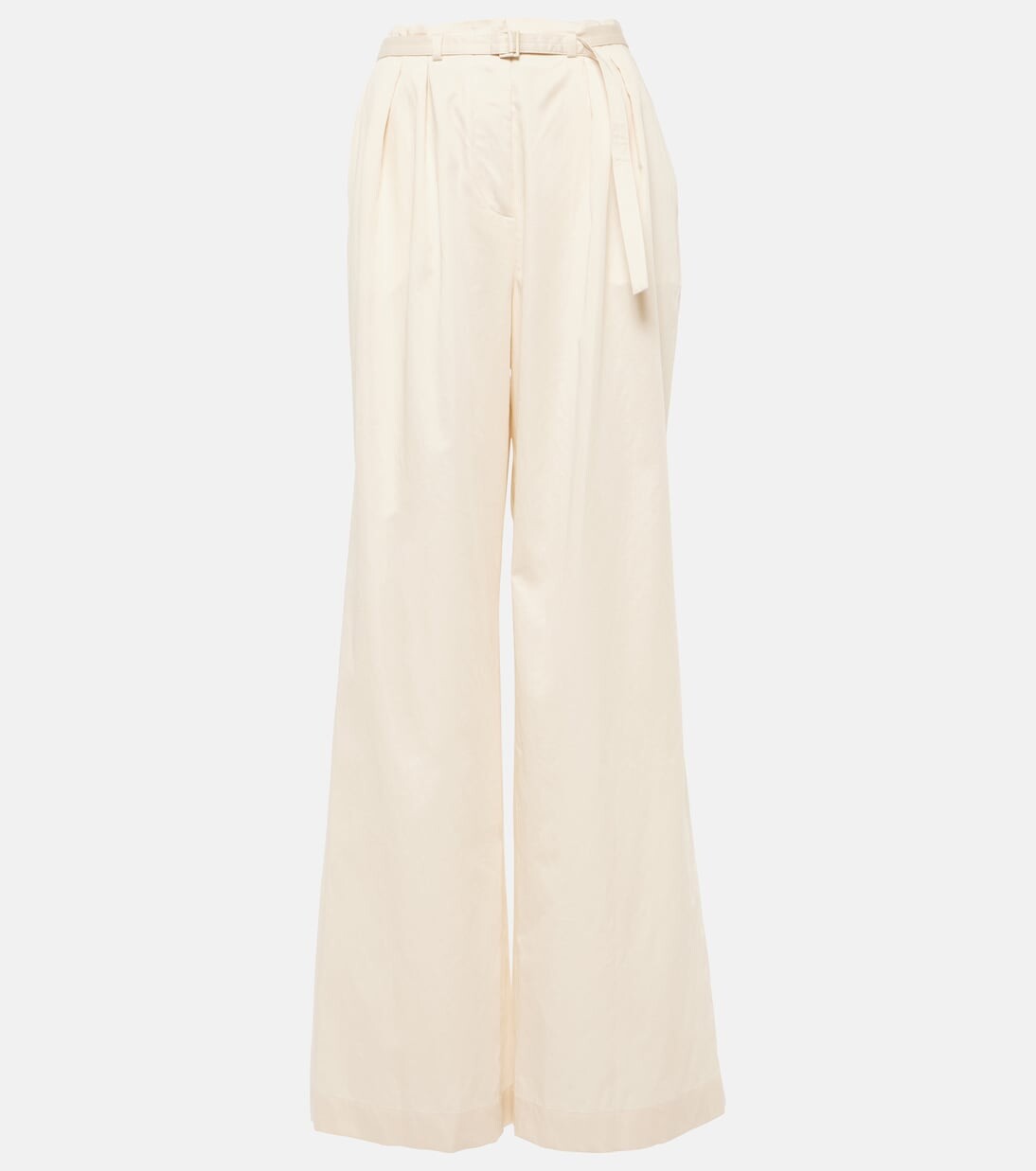 Широкие хлопковые брюки tunis с высокой посадкой Joseph, белый
Широкие хлопковые брюки tunis с высокой посадкой Joseph, белый