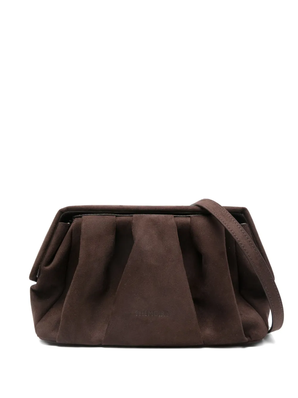 Клатч со сборками Themoirè, коричневый
Клатч со сборками Themoirè, коричневый