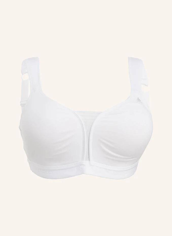 Спортивный бюстгальтер padded high Odlo, белый
Спортивный бюстгальтер padded high Odlo, белый
