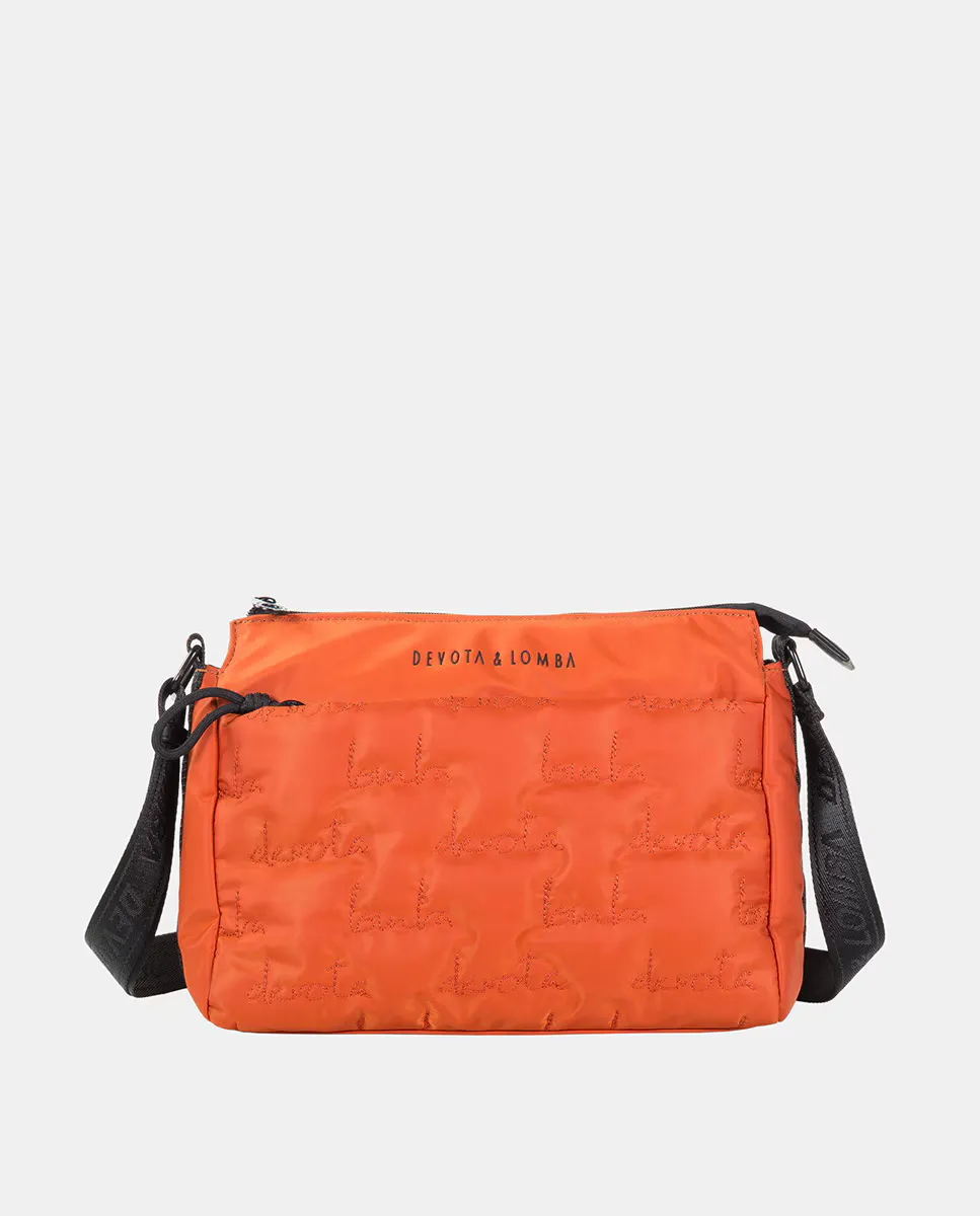Сумка на плечо из нейлона с вышивкой среднего размера Devota & Lomba, оранжевый
Сумка на плечо из нейлона с вышивкой среднего размера Devota & Lomba, оранжевый