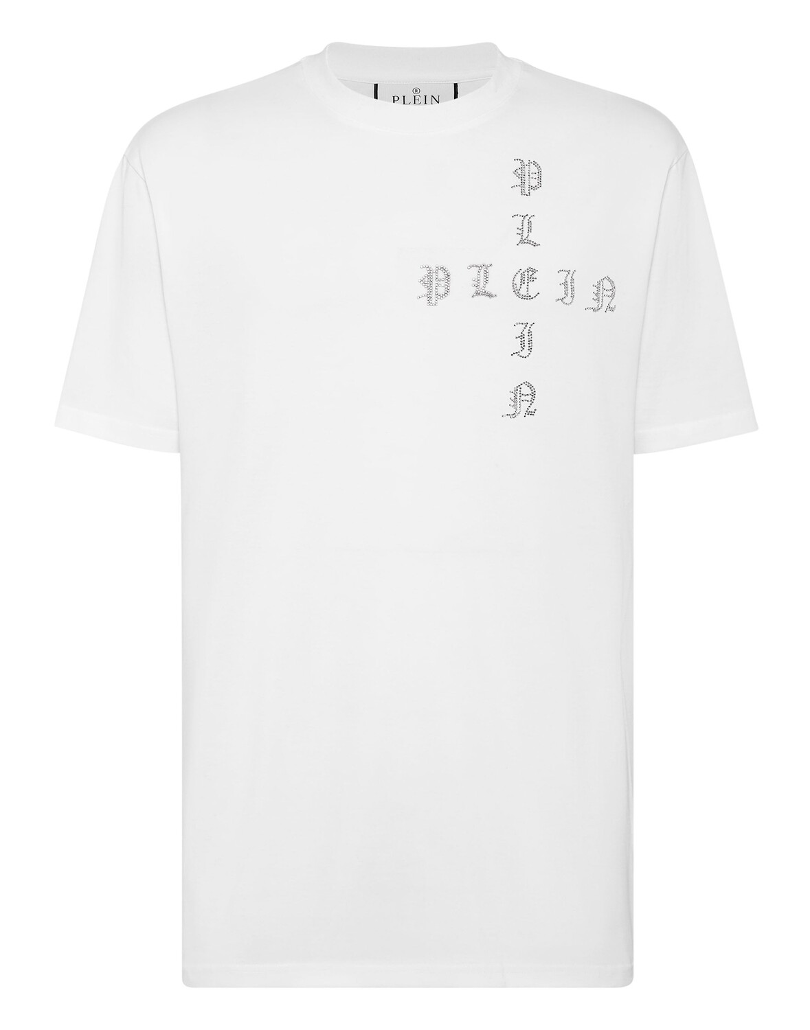 Футболка с круглым вырезом SS Gothic Plein с кристаллами Philipp Plein, цвет White/Crystal
Футболка с круглым вырезом SS Gothic Plein с кристаллами Philipp Plein, цвет White/Crystal