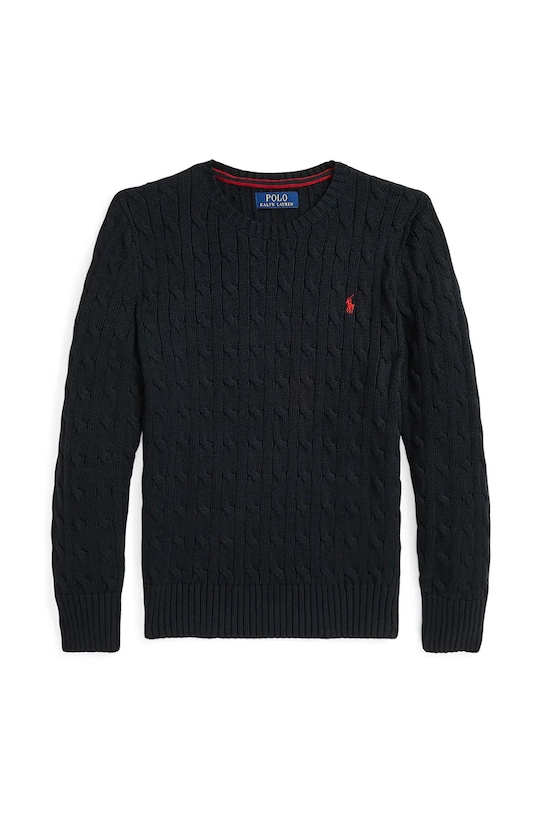 Хлопковый свитер Polo Ralph Lauren, черный
Хлопковый свитер Polo Ralph Lauren, черный