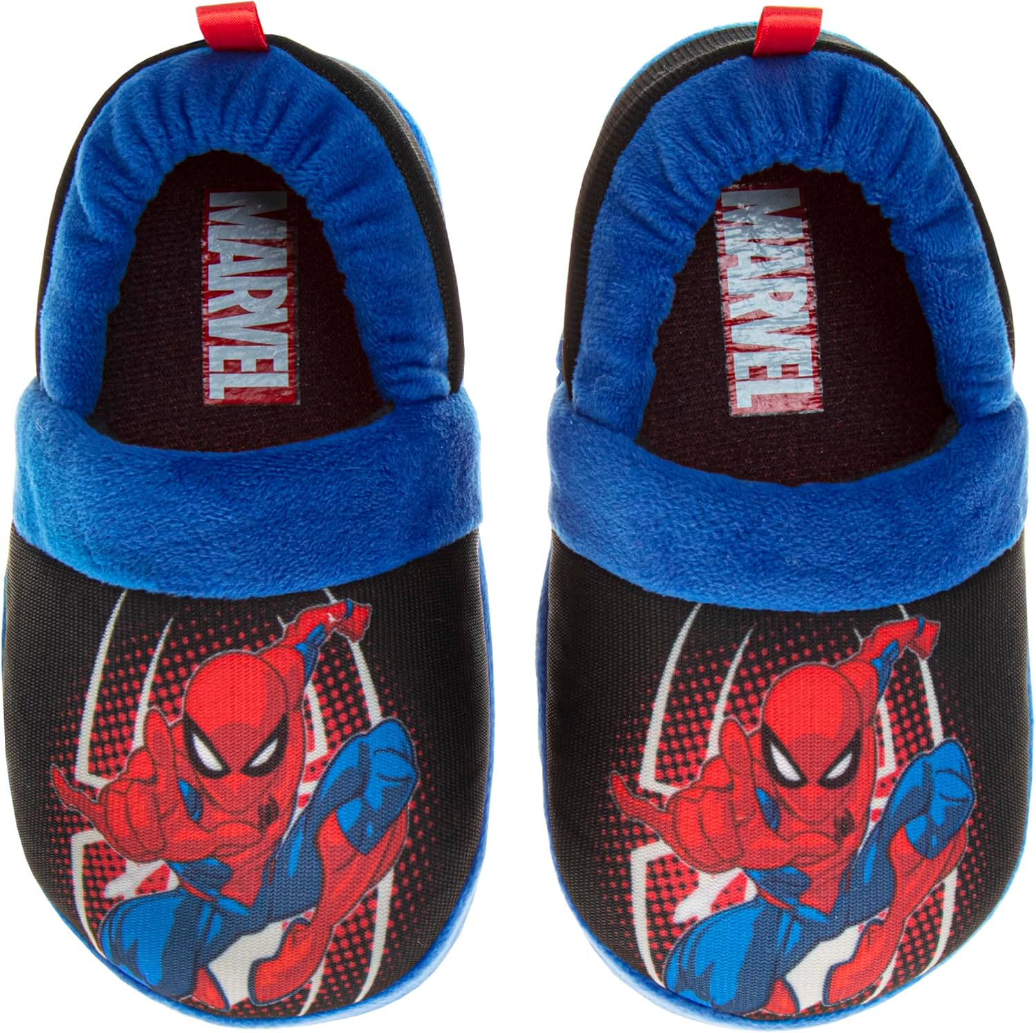 Домашние тапочки Marvel Spiderman для мальчиков - уютные плюшевые домашние тапочки в стиле Человека-паука (размеры: 5-10 для малышей / 11-12 для детей младшего возраста), черный/синий
Домашние тапочки Marvel Spiderman для мальчиков - уютные плюшевые домашние тапочки в стиле Человека-паука (размеры: 5-10 для малышей / 11-12 для детей младшего возраста), черный/синий