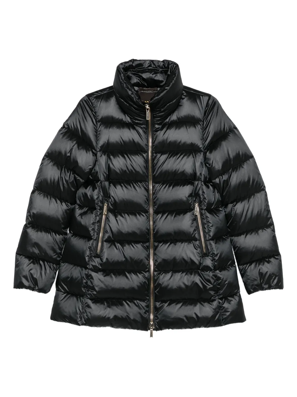 Стеганое пальто на молнии спереди Moorer, черный
Стеганое пальто на молнии спереди Moorer, черный