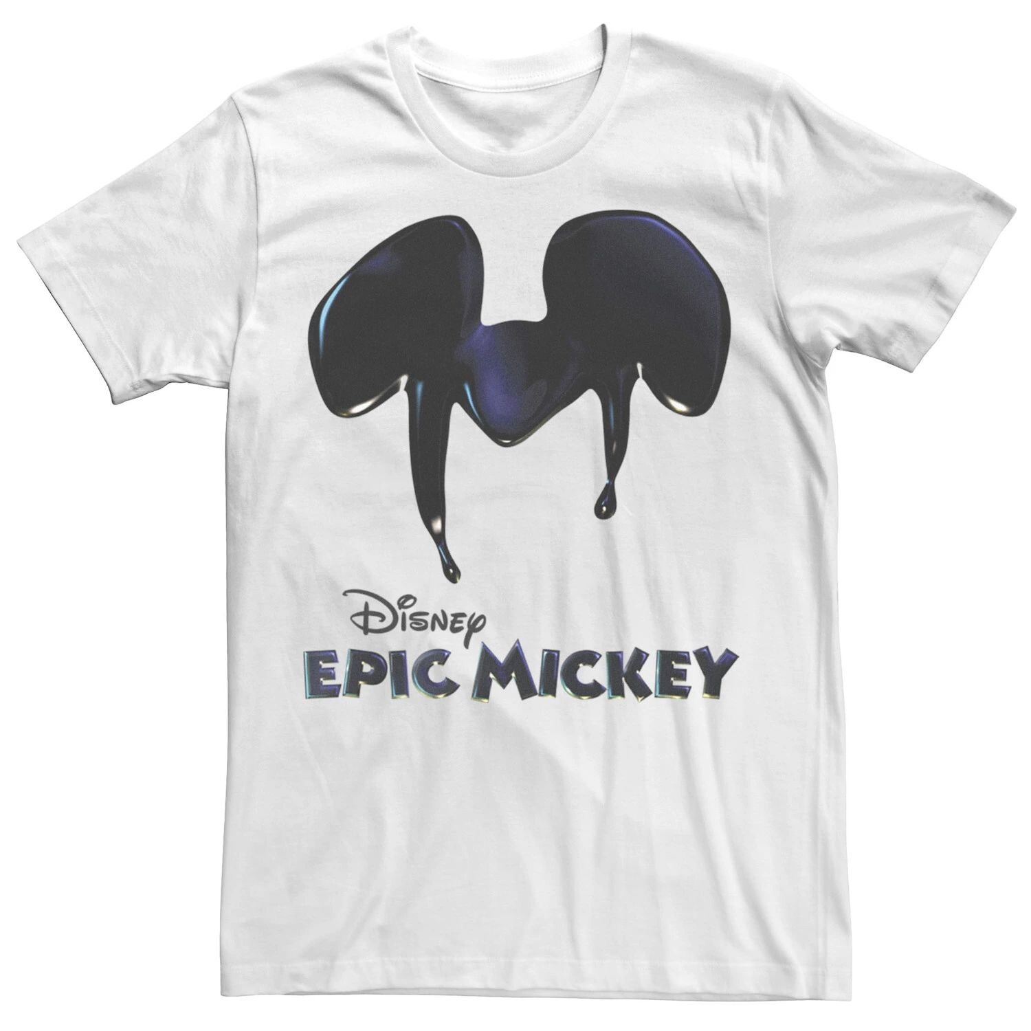 Мужская футболка Disney Epic Mickey Dark Paint Drip с логотипом Licensed Character
Мужская футболка Disney Epic Mickey Dark Paint Drip с логотипом Licensed Character