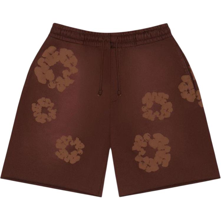 Моно хлопковые шорты-бойфренды с венком Denim Tears, коричневый
Моно хлопковые шорты-бойфренды с венком Denim Tears, коричневый