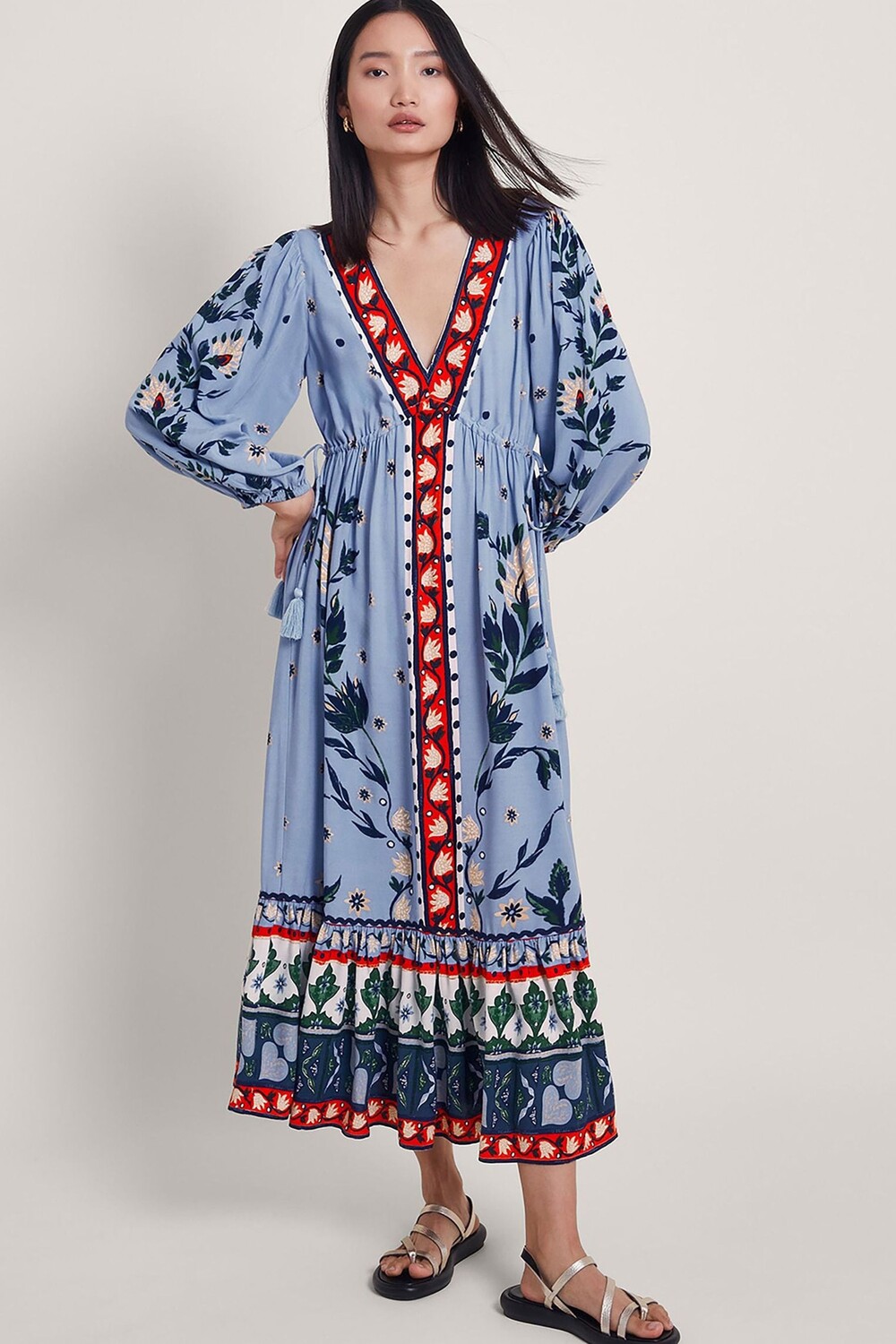 Платье Aldina с цветочным принтом Monsoon, синий
Платье Aldina с цветочным принтом Monsoon, синий