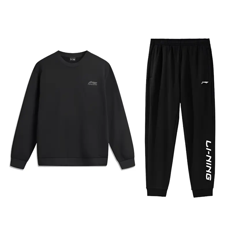 Li Ning Повседневная спортивная одежда унисекс Черный+Черный
Li Ning Повседневная спортивная одежда унисекс Черный+Черный
