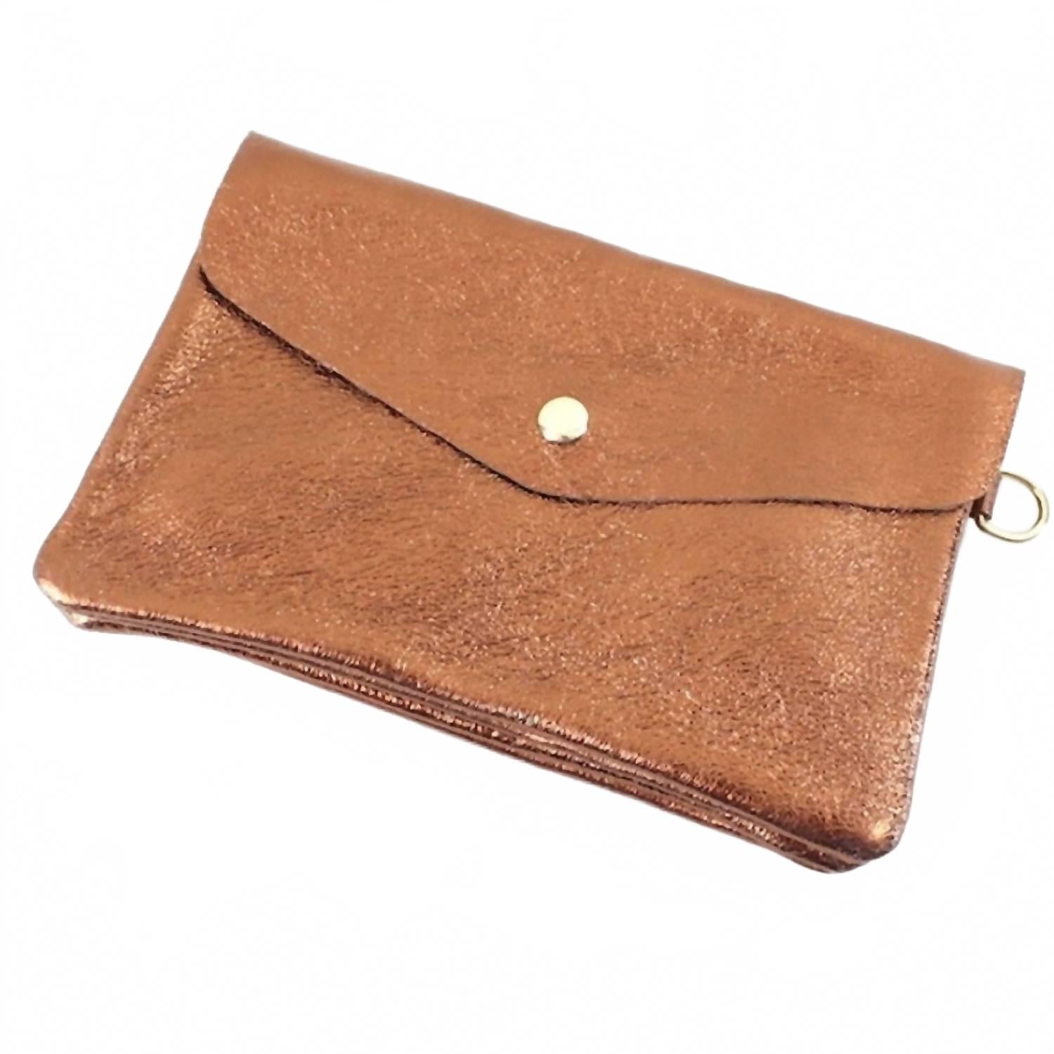 Женская кожаная сумка-клатч через плечо бронзового цвета Pretty Persuasions, бронзовый
Женская кожаная сумка-клатч через плечо бронзового цвета Pretty Persuasions, бронзовый