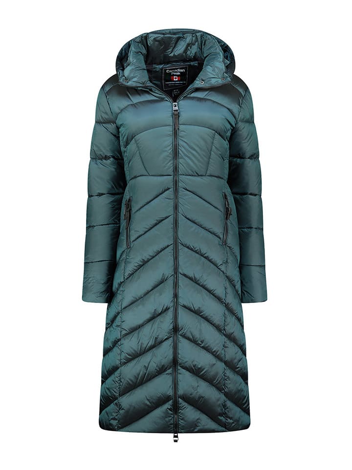 Стеганое пальто Бланшик зеленого цвета Canadian Peak
Стеганое пальто Бланшик зеленого цвета Canadian Peak