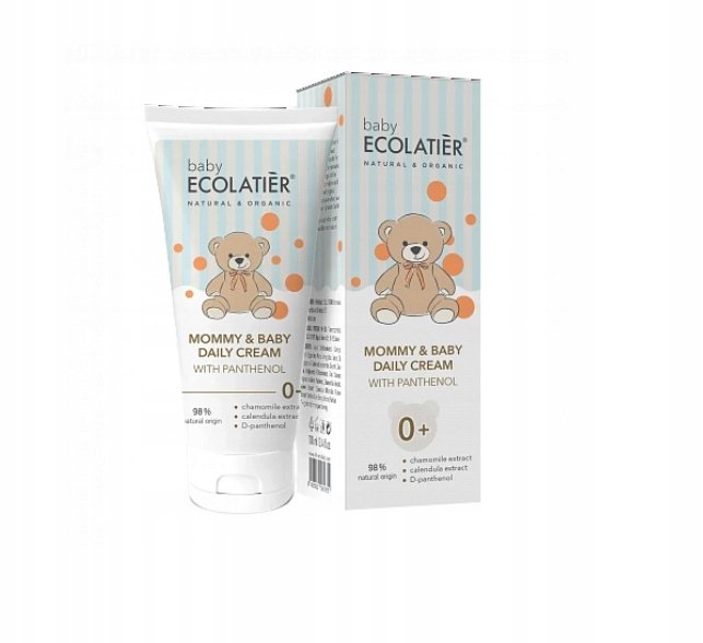 ECOLATIER Дневной крем для матери и ребенка с пантенолом 100 мл 
ECOLATIER Дневной крем для матери и ребенка с пантенолом 100 мл