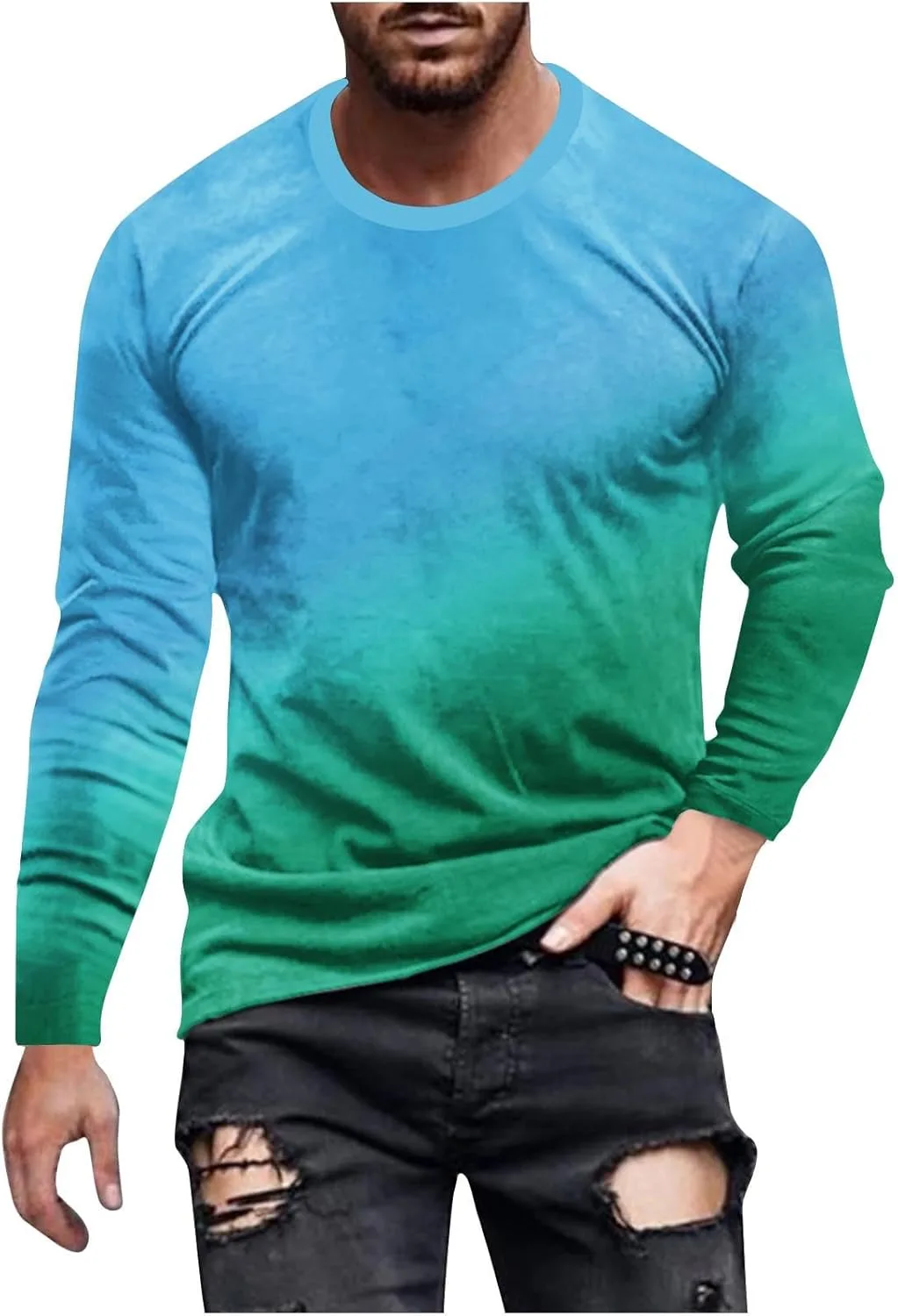 Мужская футболка с длинным рукавом и градиентом Sdeycui
Мужская футболка с длинным рукавом и градиентом Sdeycui