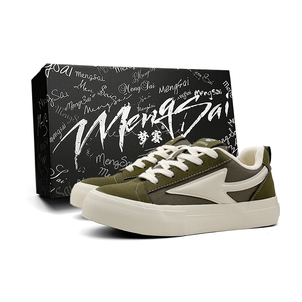 Mengsai Нескользящие, износостойкие и сбалансированные низкие кроссовки для скейтбординга, мужские, армейско-зеленые
Mengsai Нескользящие, износостойкие и сбалансированные низкие кроссовки для скейтбординга, мужские, армейско-зеленые