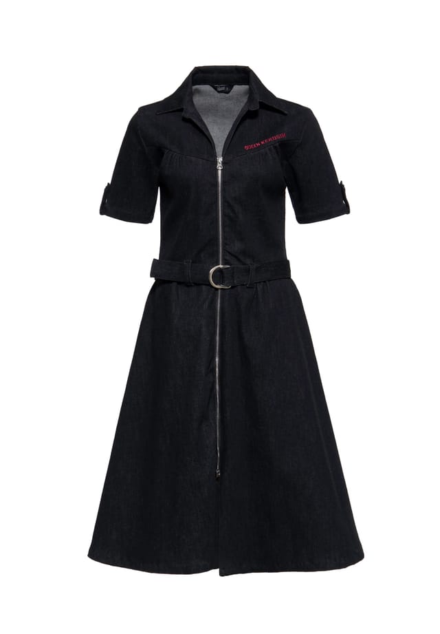 Платье А-силуэта в аутентичном стиле рокабилли 50-х годов Queen Kerosin, черный
Платье А-силуэта в аутентичном стиле рокабилли 50-х годов Queen Kerosin, черный