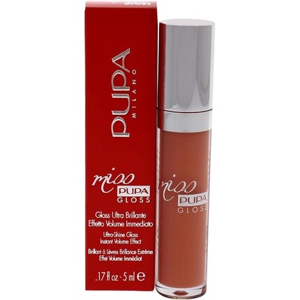 Miss No.201 Блеск для губ «Нежный абрикос», 5 мл, Pupa 
Miss No.201 Блеск для губ «Нежный абрикос», 5 мл, Pupa