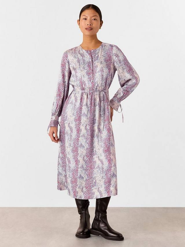 Миниатюрное платье со змеиным принтом в крапинку Whistles, разноцветный
Миниатюрное платье со змеиным принтом в крапинку Whistles, разноцветный