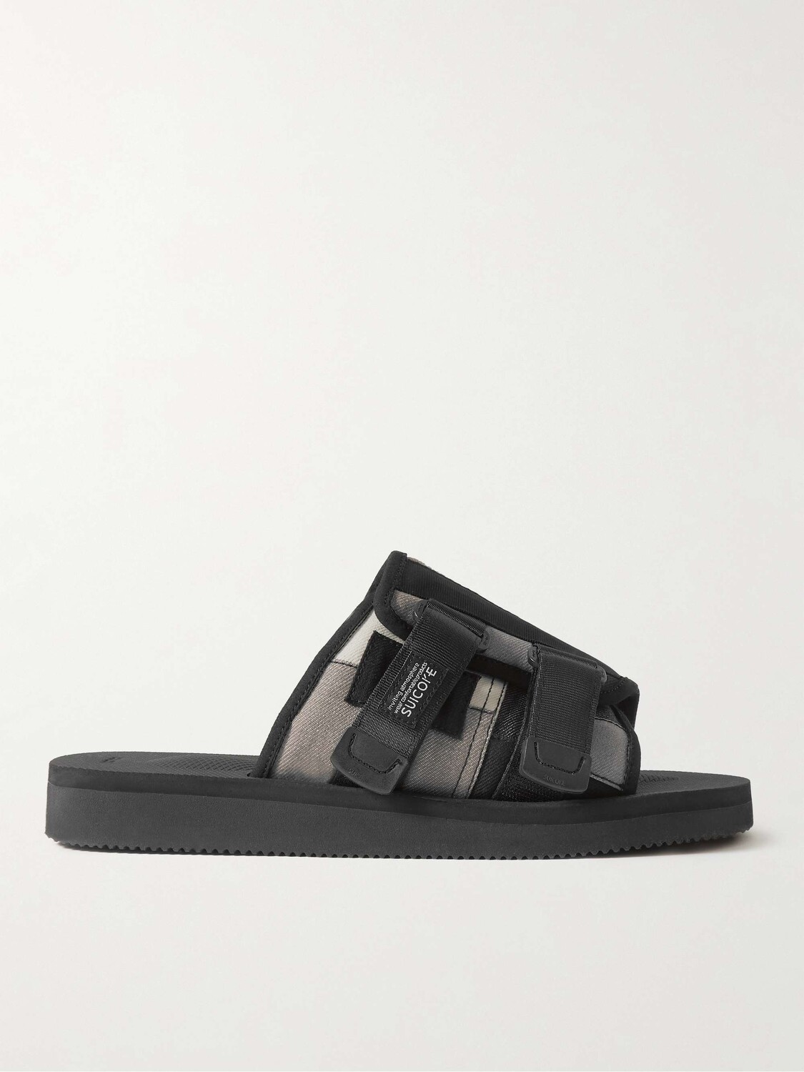 Джинсовые сандалии KAW-VS с ремешками и отделкой из замши SUICOKE, черный
Джинсовые сандалии KAW-VS с ремешками и отделкой из замши SUICOKE, черный